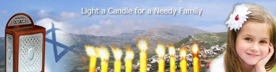 Give Chanukah Gift to poor families in Israel